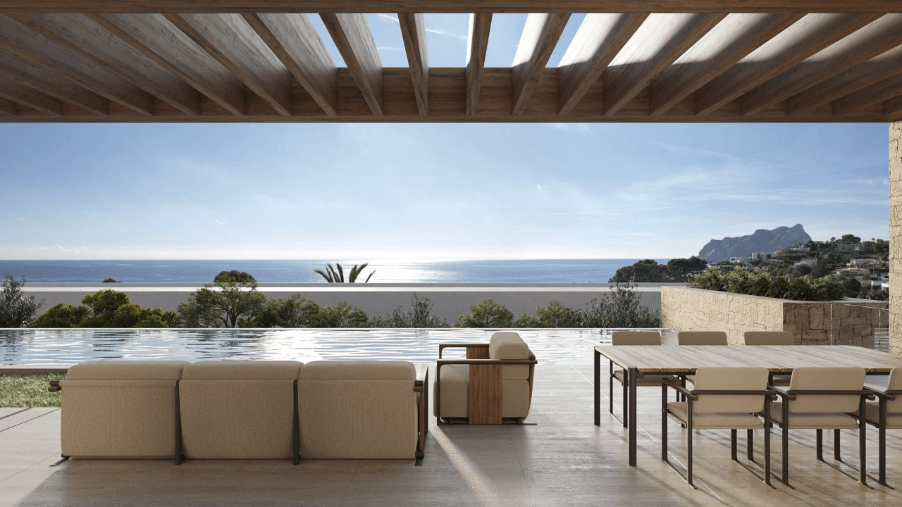 Villa nueva frente al mar en la Fustera - Benissa