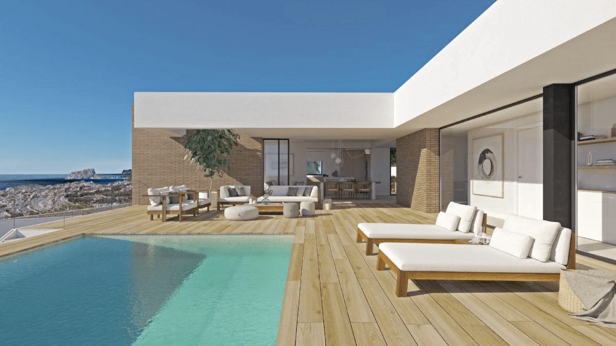 Villa de luxe neuve avec piscine à débordement et magnifiques vues