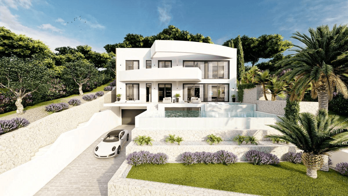 Villa de nueva construcción en la Sierra de Altea