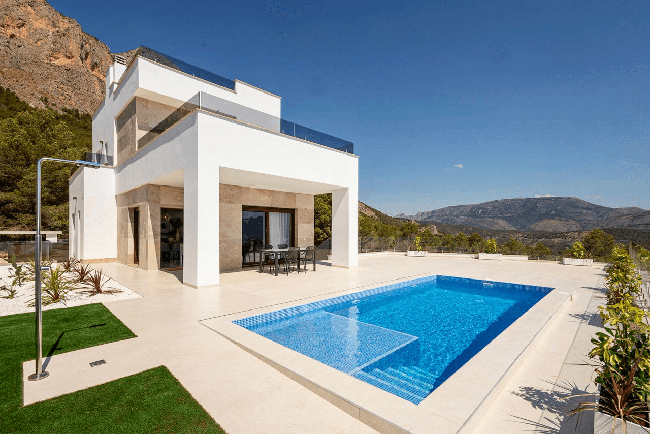 Magnifiques villas neuves à vendre à Polop - Costa Blanca Nord