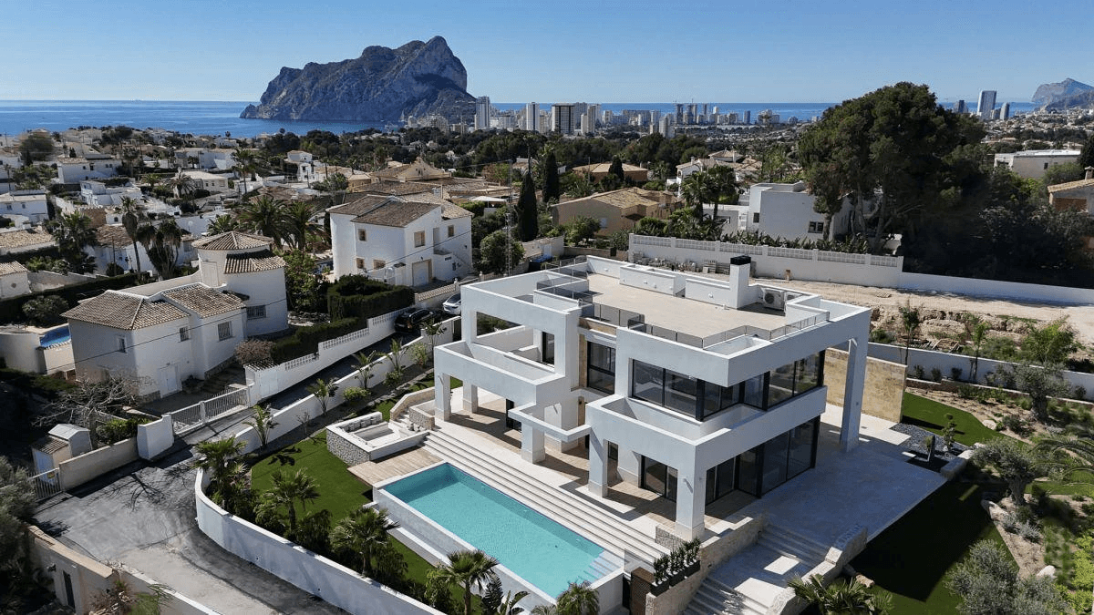 Villa de lujo excepcional con vistas panorámicas al mar en Benissa - nueva construcción
