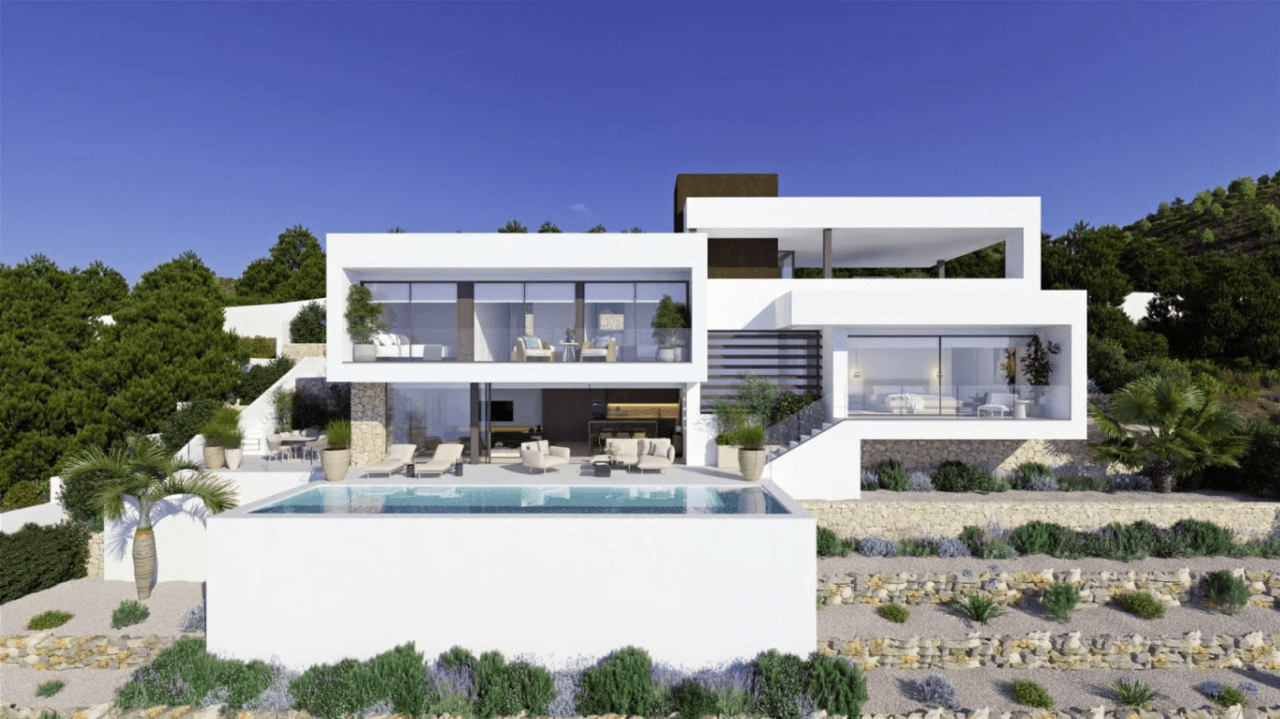 Villa de lujo de nueva construcción en venta en la Sierra de Altea.