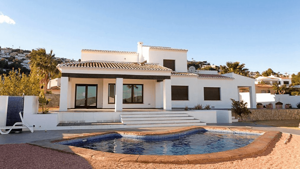 Villa méditerranéenne avec des vues imprenables sur la mer à Moraira