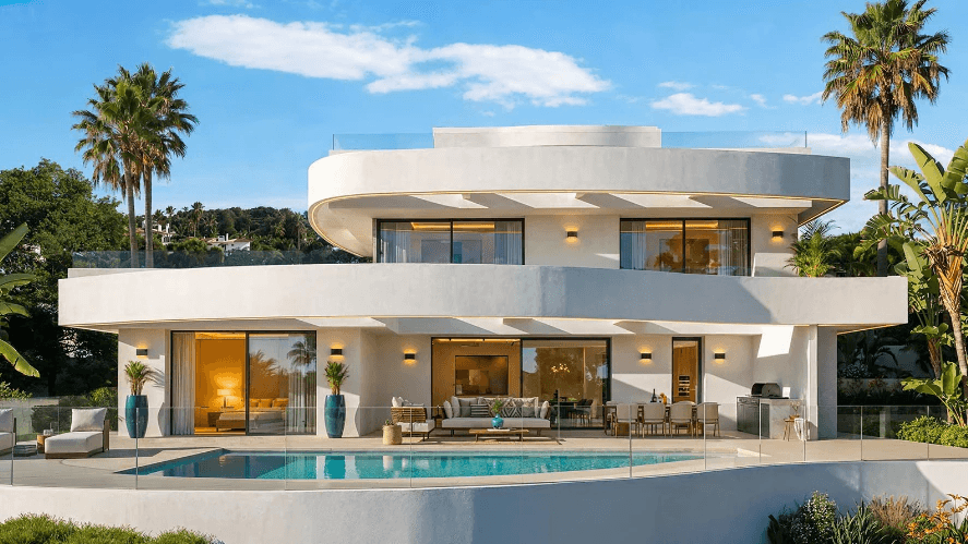 Magnífica villa nueva en Calpe Empedrola - en construcción