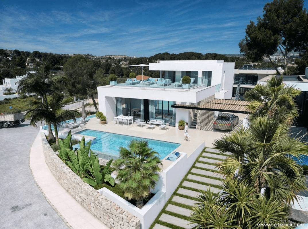 Exclusiva villa de obra nueva cerca de Moraira