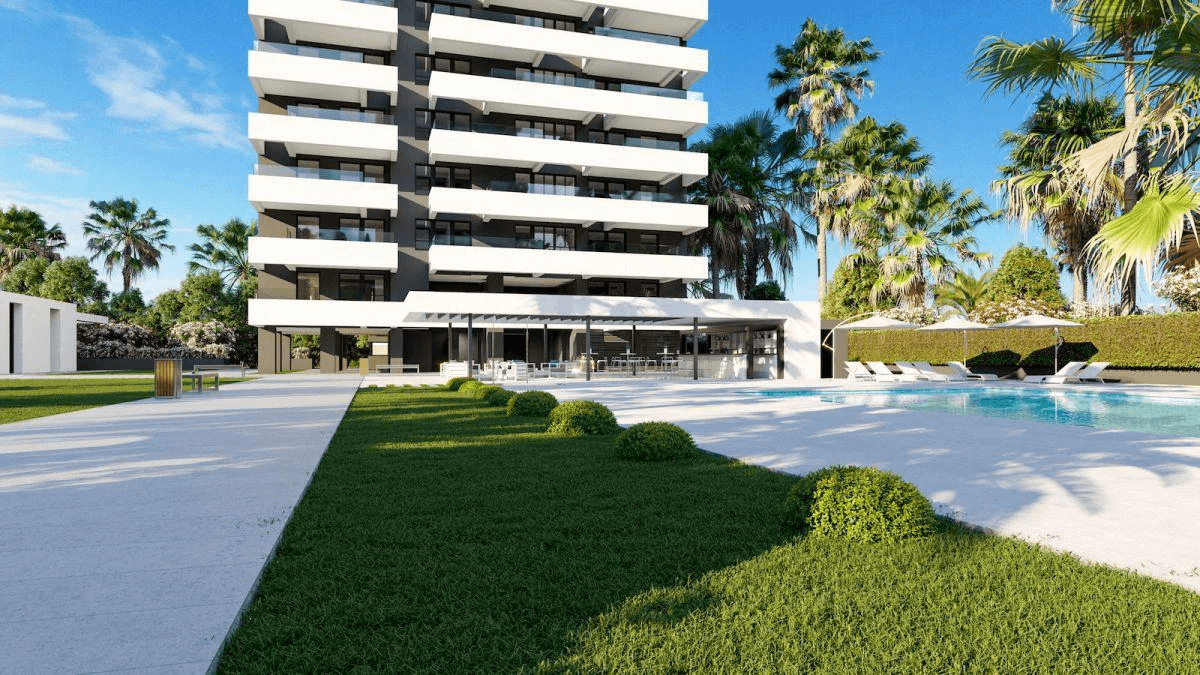 Moderne penthouse à vendre, construction neuve près de la plage à Calpe.