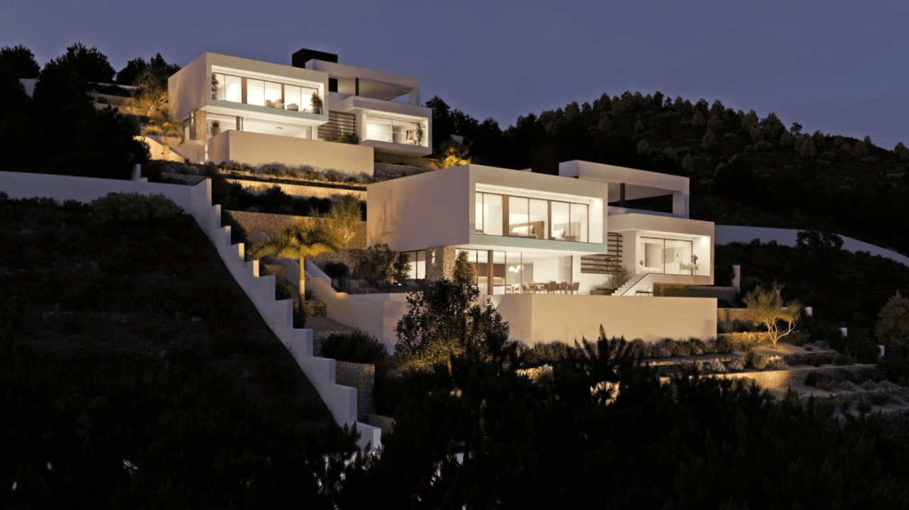 Comprar villa de lujo en Altea – Exclusiva villa de obra nueva en la Sierra de Altea