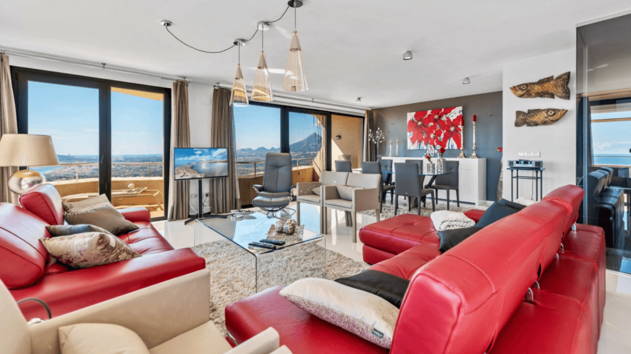 Impresionante ático dúplex con vista panoramicas al mar en Altea