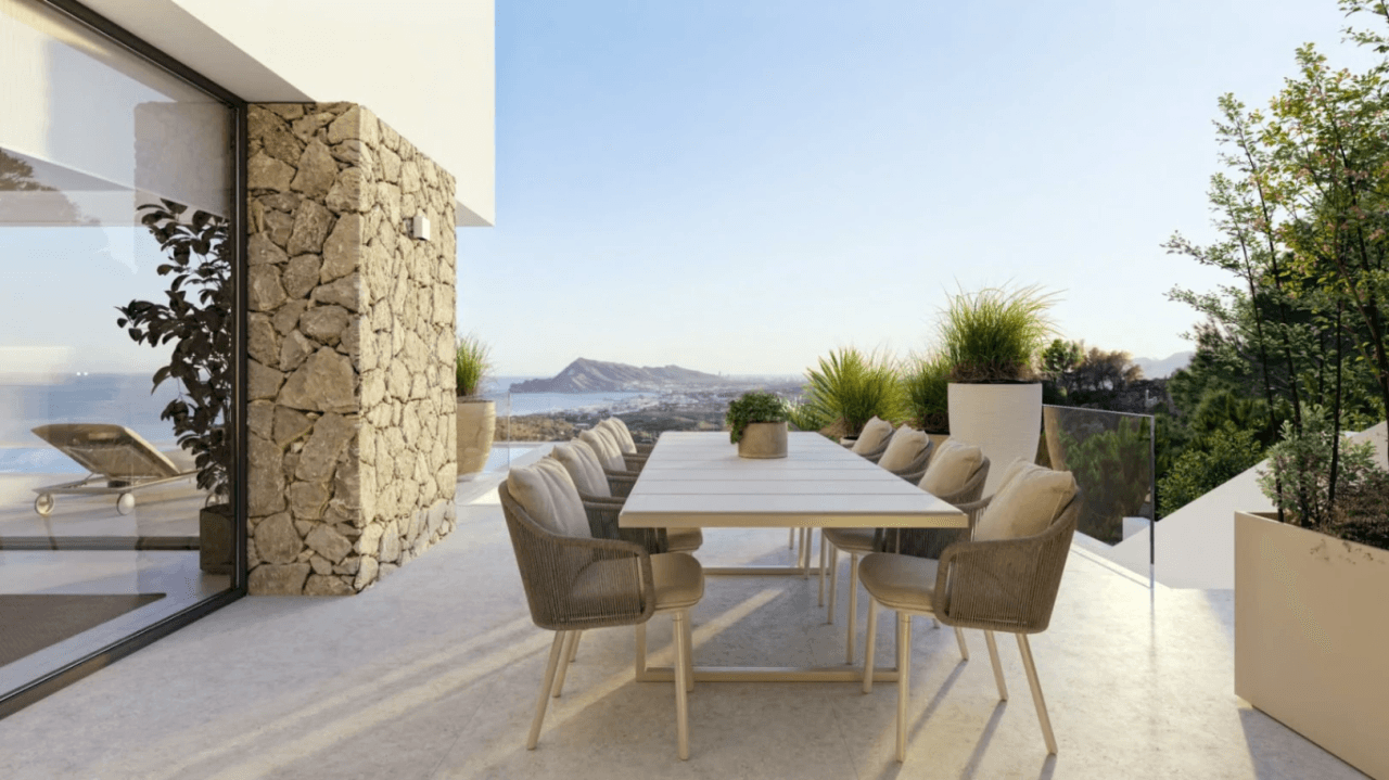 Villa de lujo de nueva construcción en venta en la Sierra de Altea.