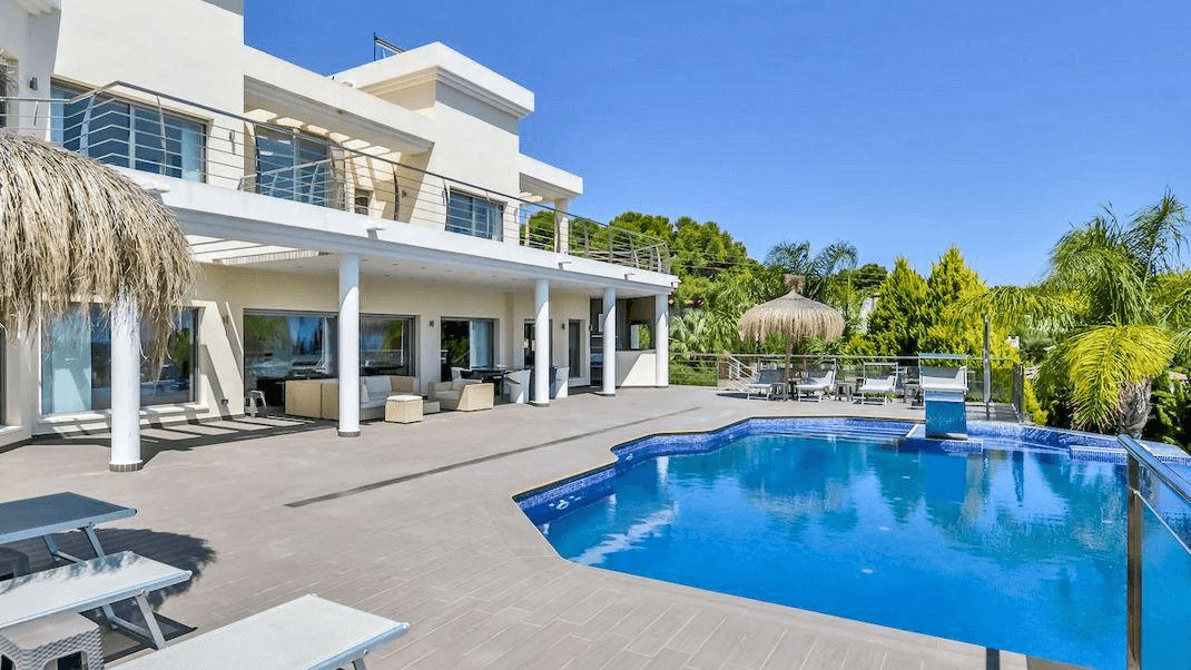 Villa moderna de lujo con vistas al mar desde Moraira a Calpe en Benissa, Costa Blanca