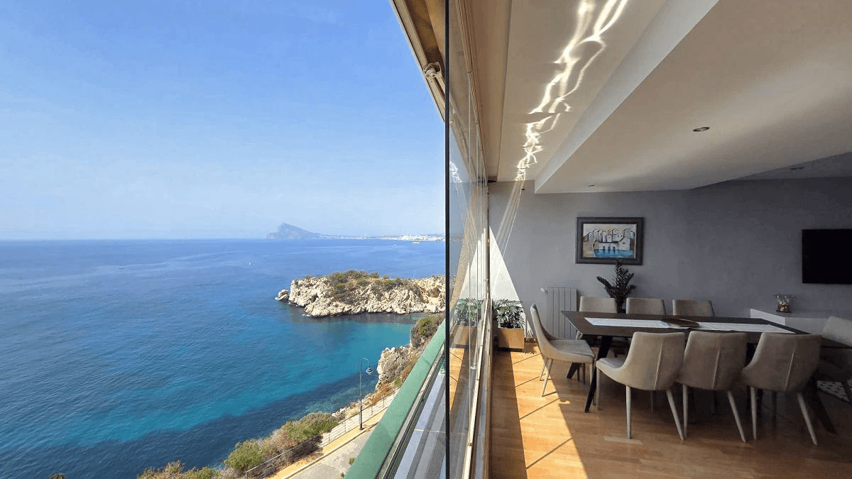 Ático en primera línea de mar en Altea Mascarat