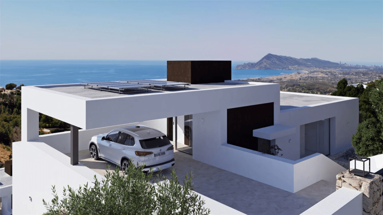 Comprar villa de lujo en Altea – Exclusiva villa de obra nueva en la Sierra de Altea