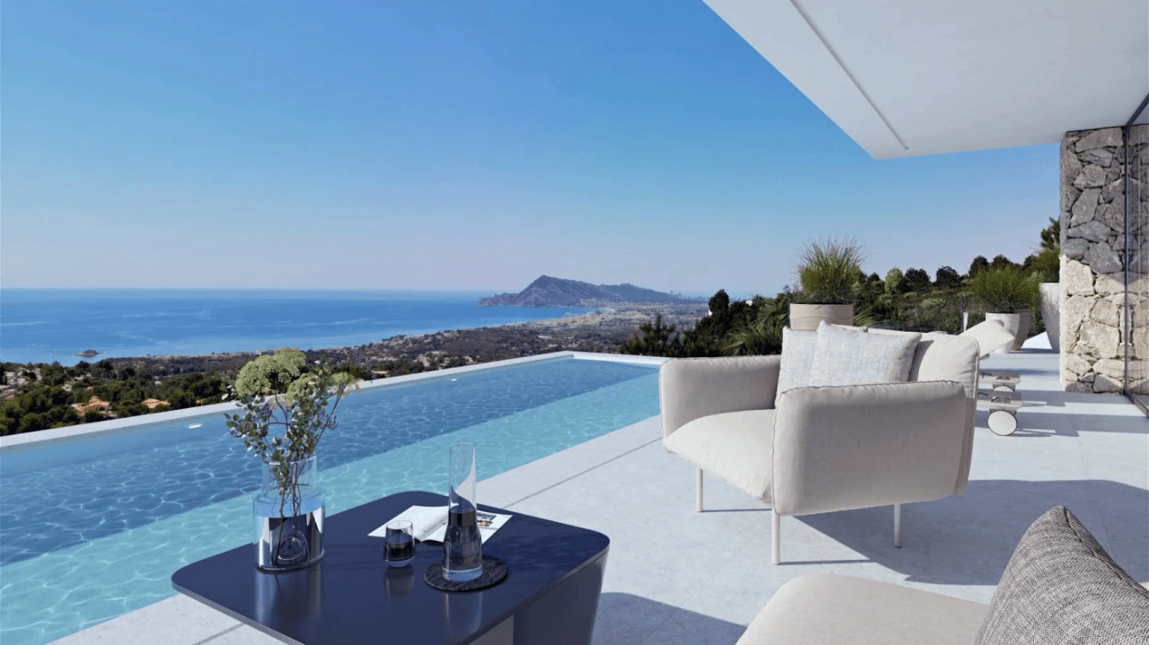 Villa de lujo de nueva construcción en venta en la Sierra de Altea.
