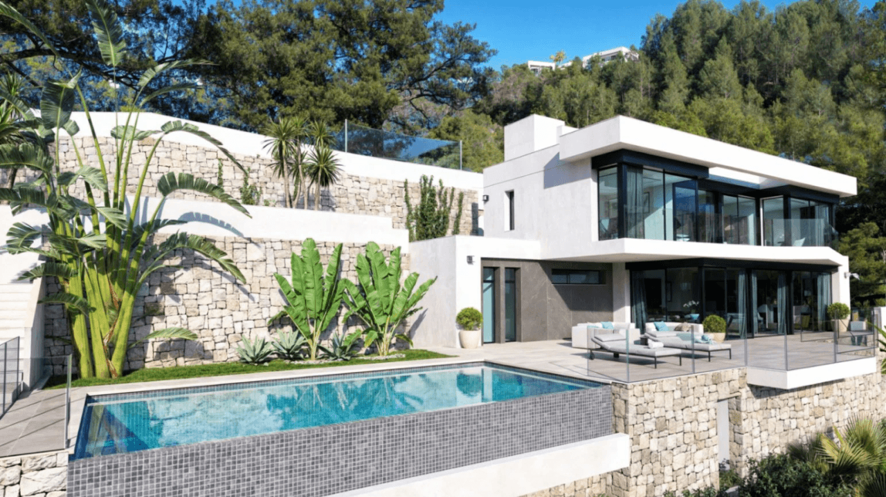 Villa nueva de lujo con vistas al mar en Benissa - Raco de Galeno