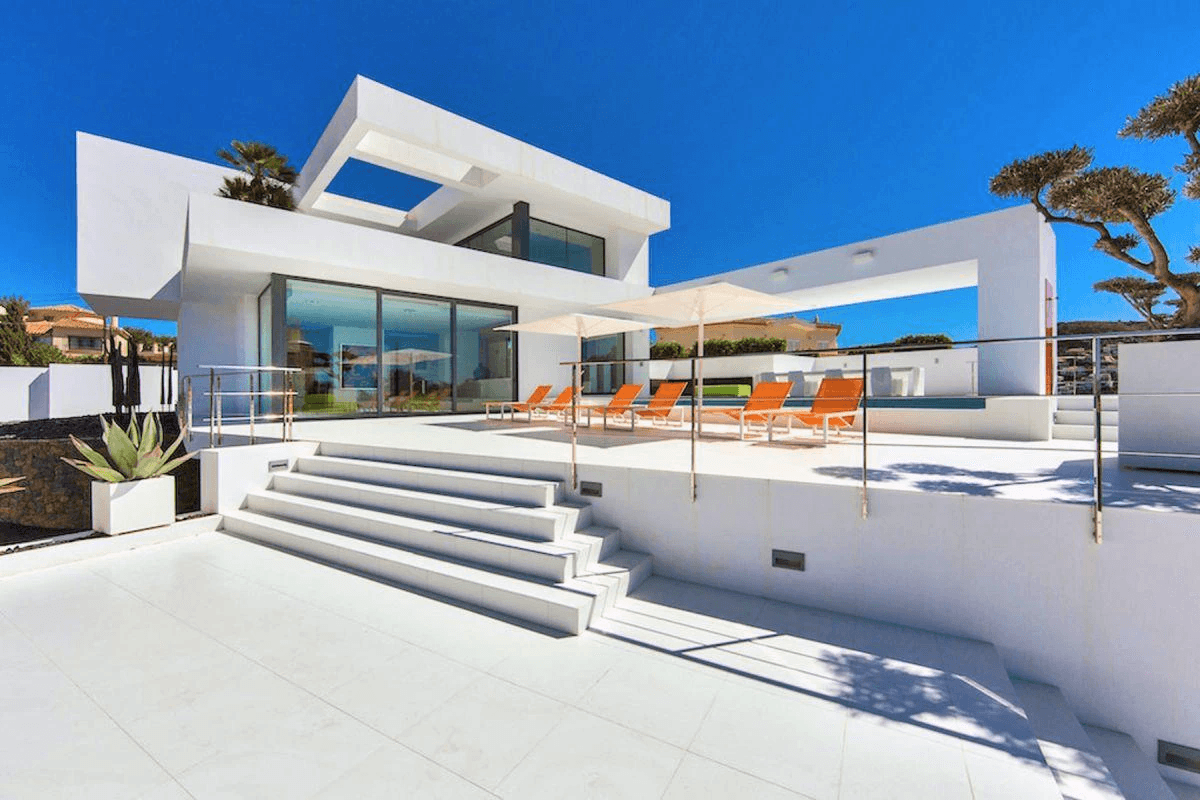 Villa de lujo contemporánea con vistas panorámicas al mar — El Portet, Moraira, Costa Blanca, España