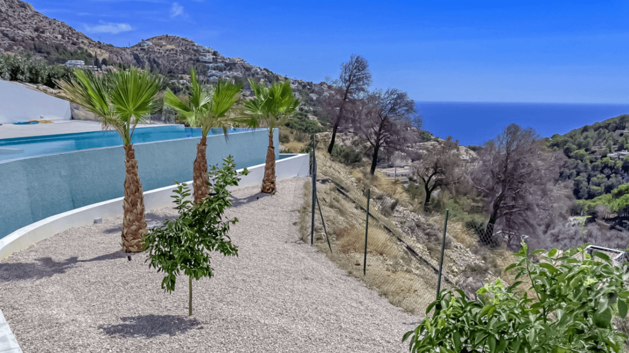 Villa de nueva construcción en venta en Altea Hills con vistas al mar.