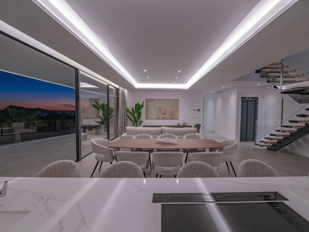 Villa de nueva construcción en venta en Altea Hills con vistas al mar.