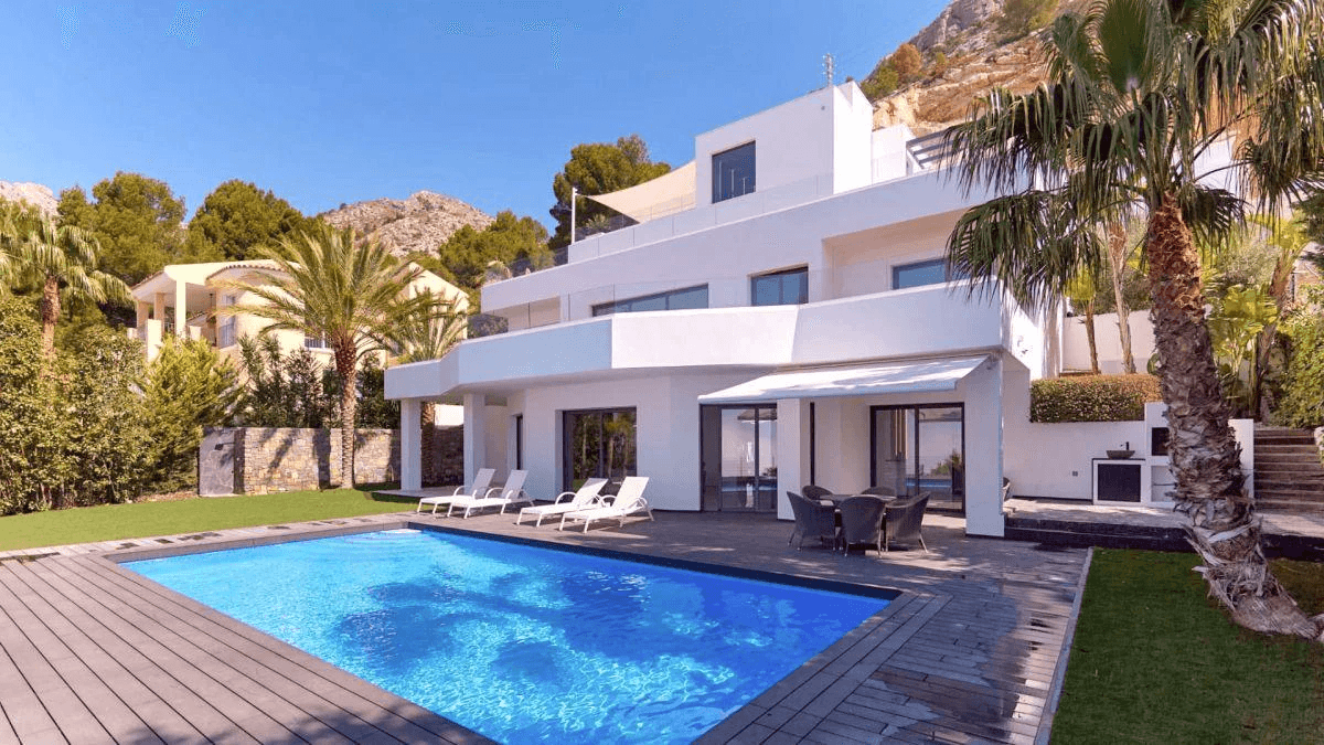Villa moderne avec vue panoramique à Altea Hills